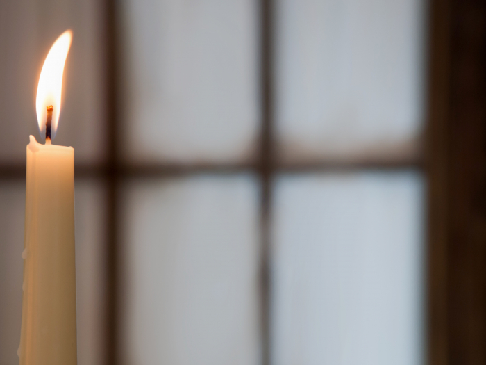 Candle in window