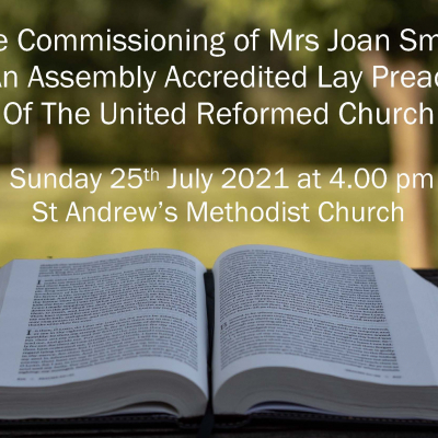 Commissioning Service - Joan Smth