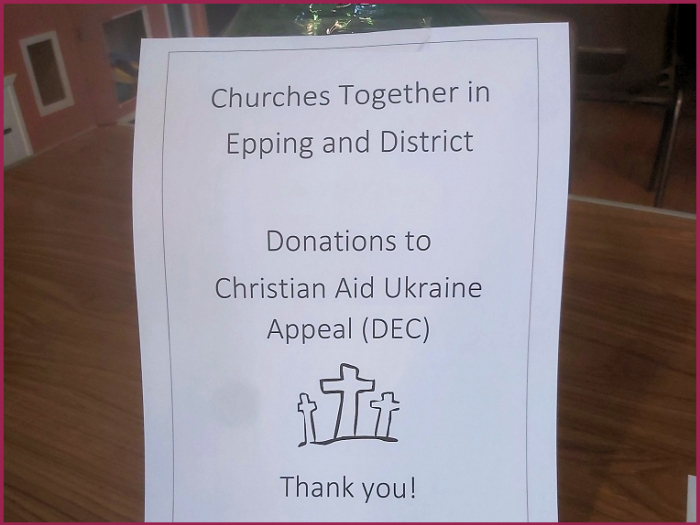Epping Lent Lunch Donation Jar