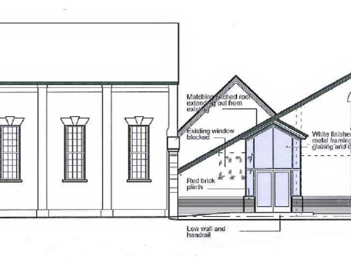 Hall Development - Side Elevation