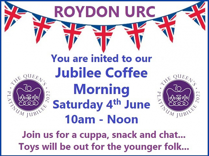 Roydon URC - Jubilee Coffee Morning